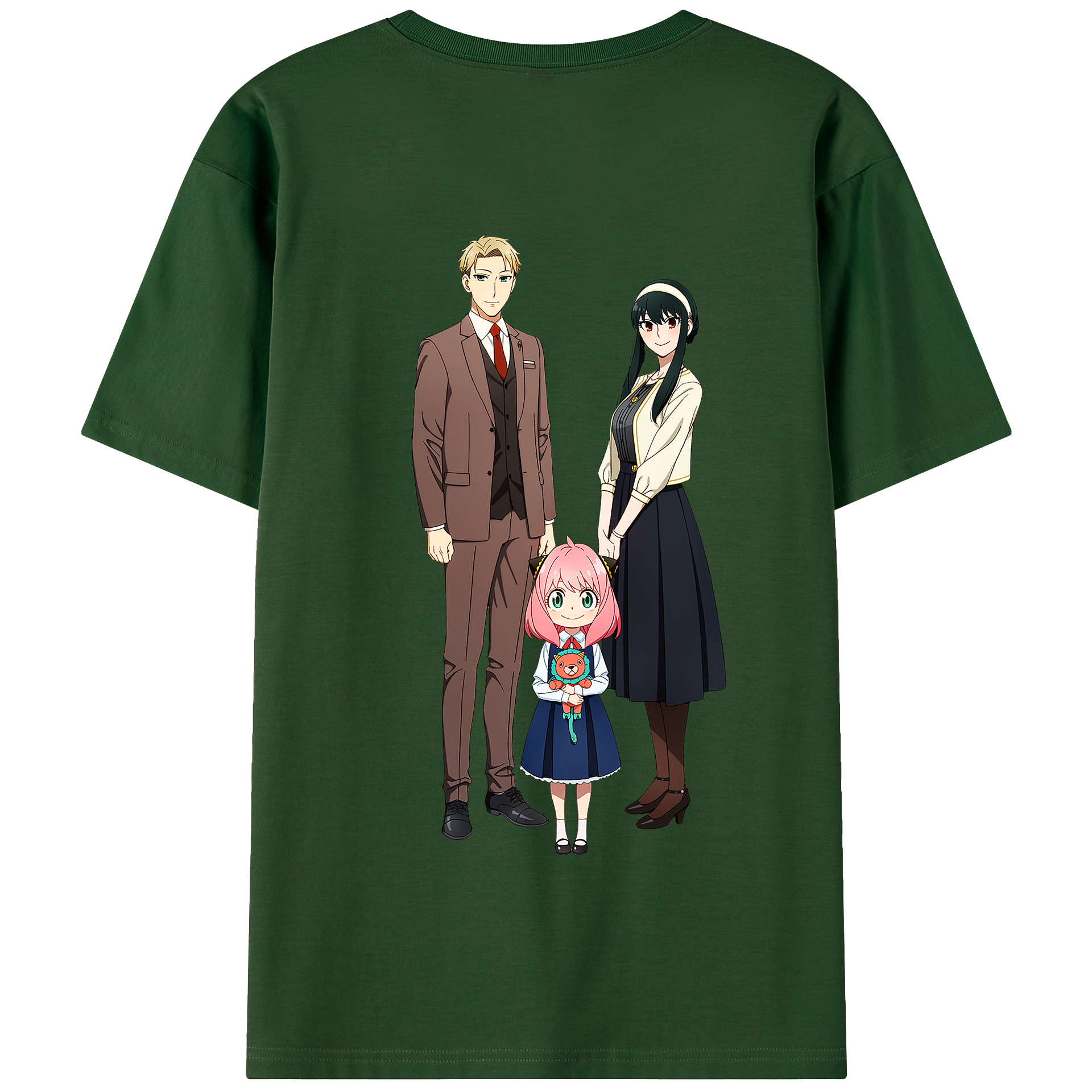 （画像用） SPY×FAMILY间谍家家酒 綿100％半袖Tシャツ（背面プリント）